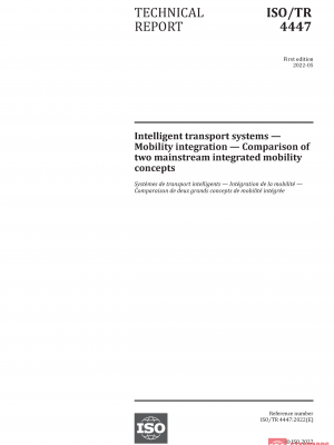 ISO/TR 4447:2022 PDF