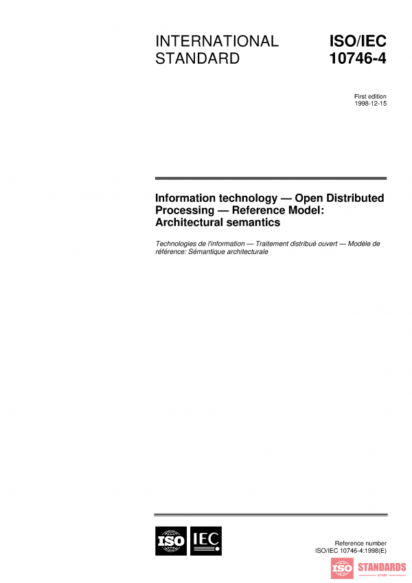 ISO/IEC 10746-4:1998 PDF