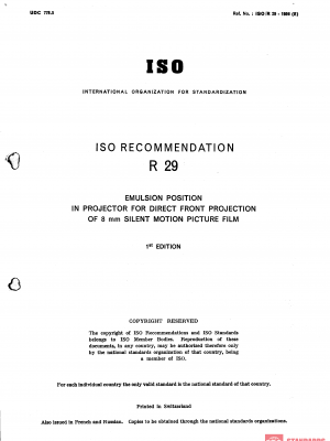 ISO/R 29:1956 PDF