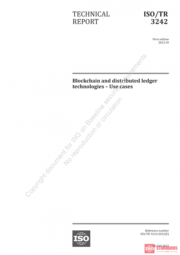 ISO TR 3242 WG:2022 PDF