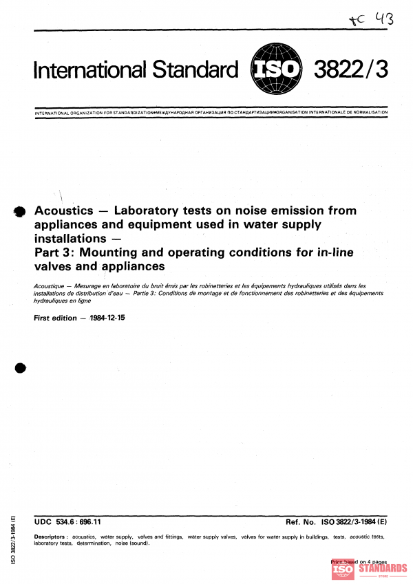 ISO 3822-3:1984 PDF