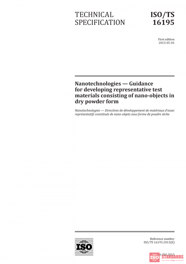 ISO/TS 16195:2013 PDF