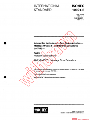 ISO/IEC 10021-6:1990/AMD1:1994 PDF