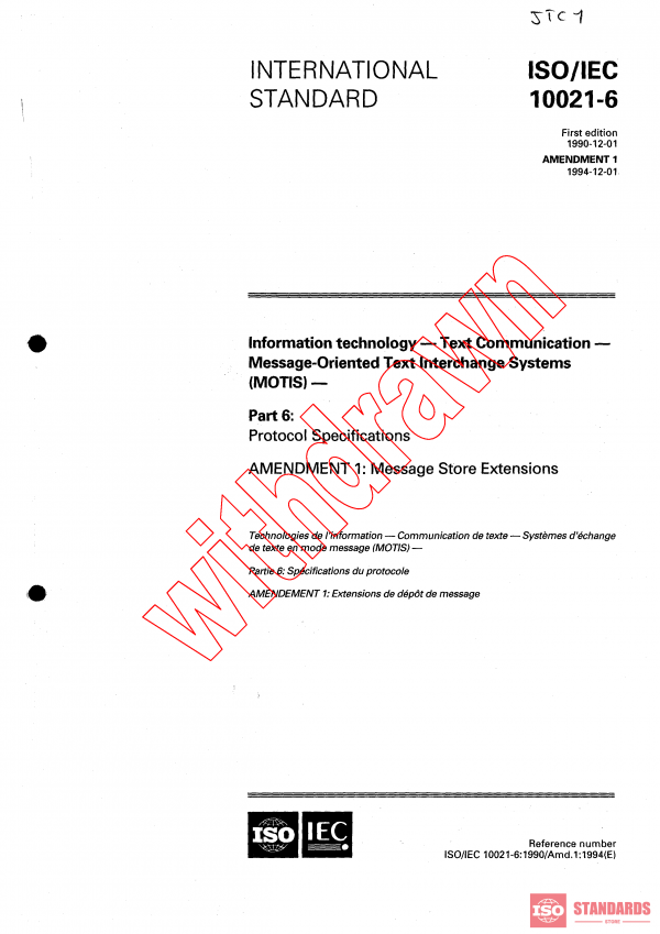 ISO/IEC 10021-6:1990/AMD1:1994 PDF