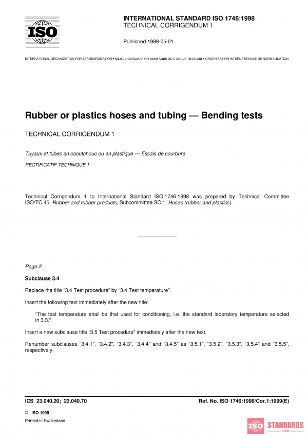 ISO 1746:1998/Cor 1:1999 PDF