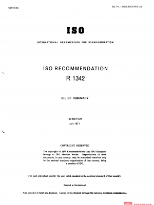 ISO/R 1342:1971 PDF