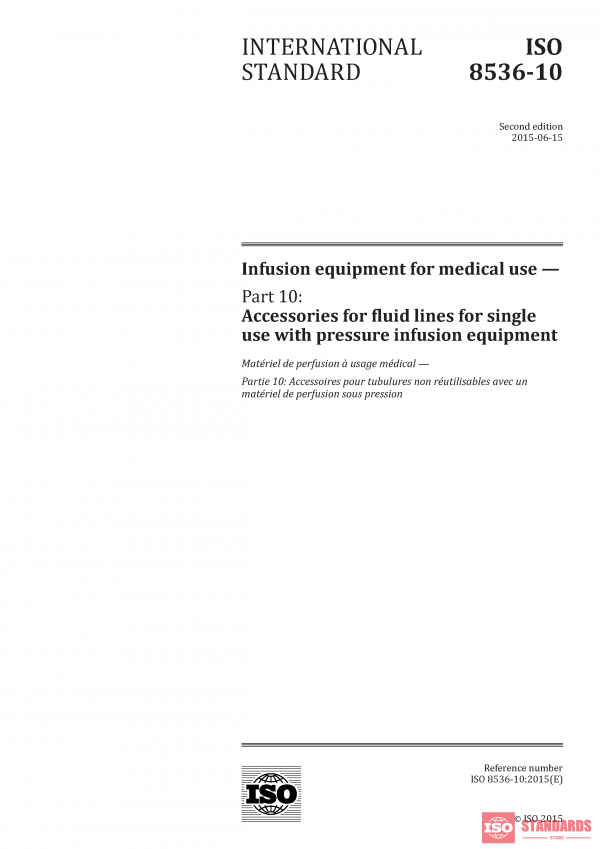 ISO 8536-10:2015 PDF
