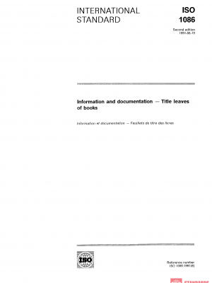 ISO 1086:1991 PDF