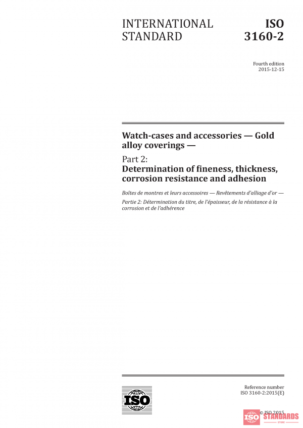 ISO 3160-2:2015 PDF