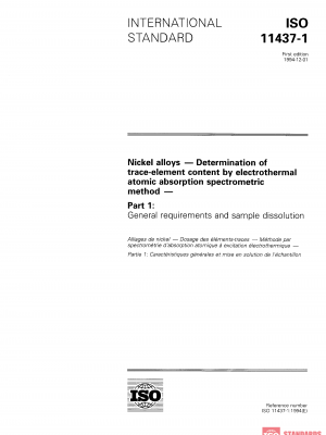 ISO 11437-1:1994 PDF