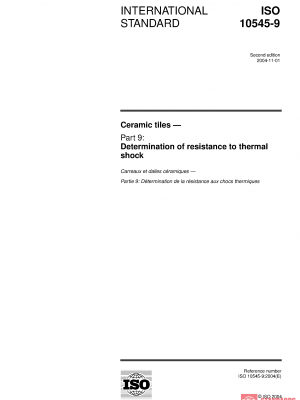 ISO 10545-9:2004 PDF