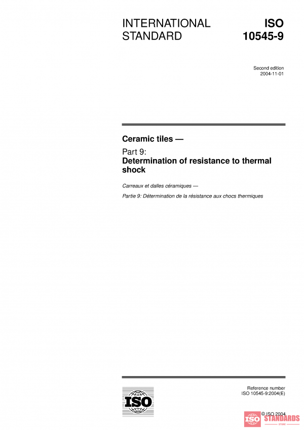 ISO 10545-9:2004 PDF