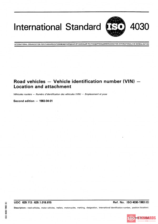ISO 4030:1983 PDF
