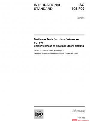 ISO 105-P02:2002 PDF