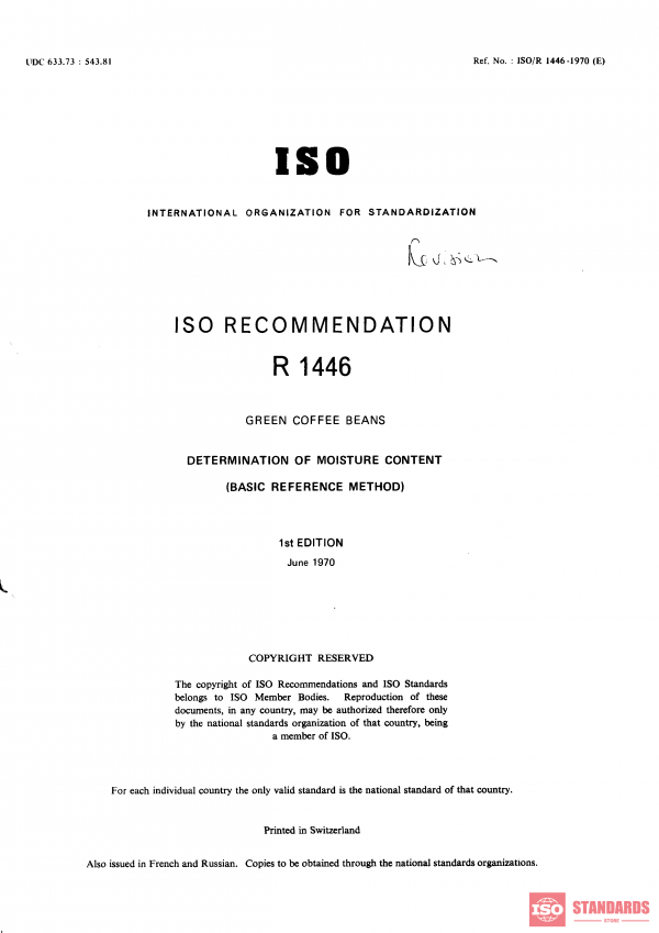 ISO/R 1446:1970 PDF