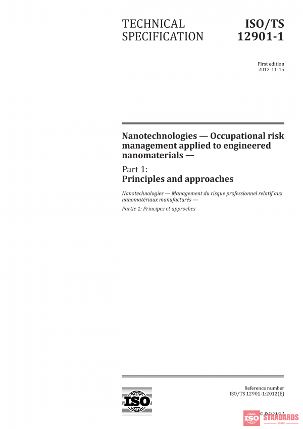 ISO/TS 12901-1:2012 PDF
