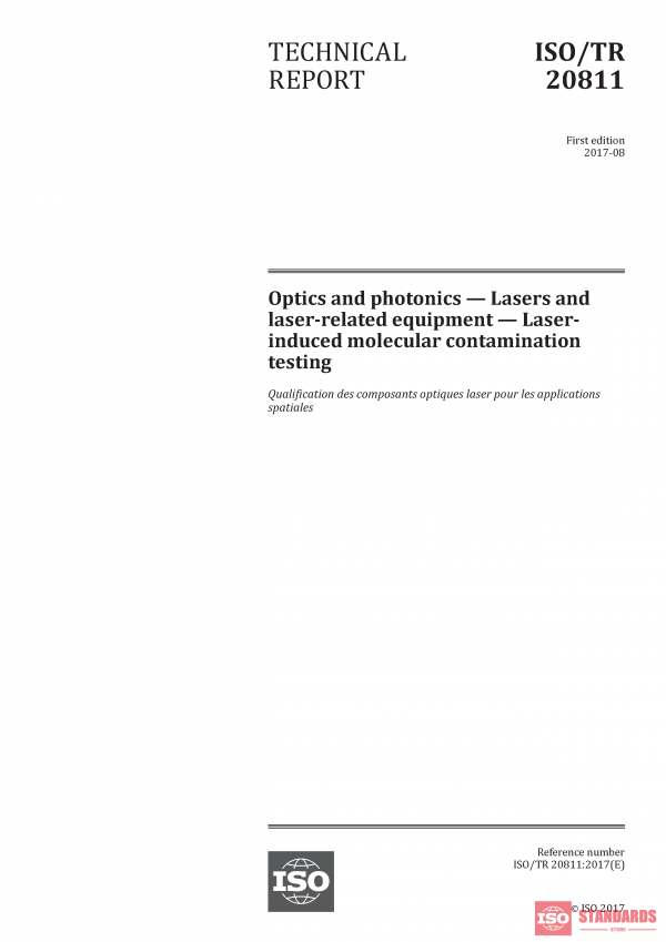 ISO/TR 20811:2017 PDF