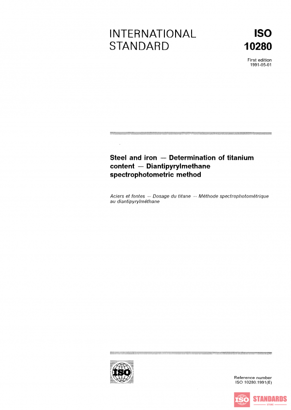 ISO 10280:1991 PDF