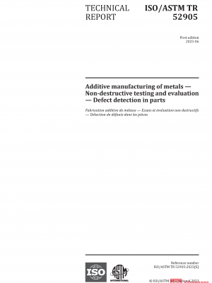 ISO/ASTM TR 52905:2023 PDF