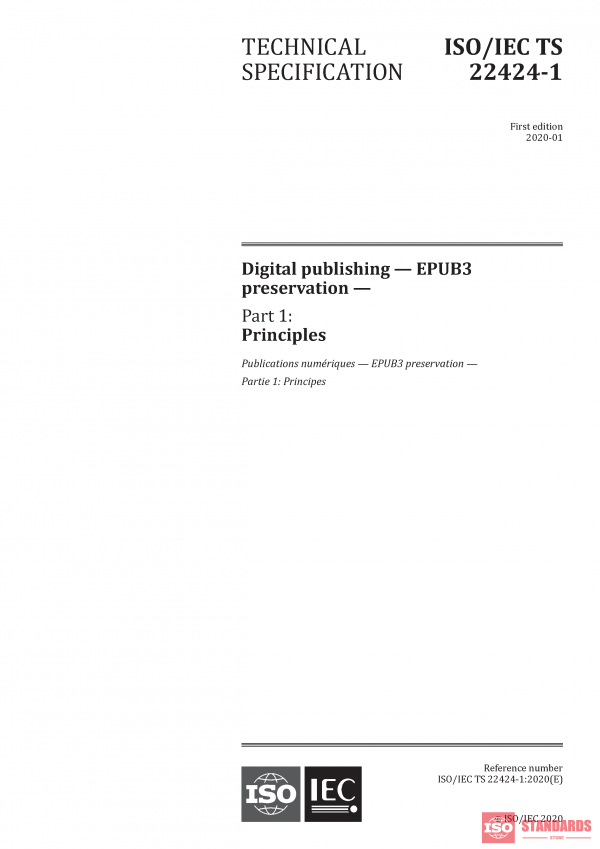 ISO/IEC TS 22424-1:2020 PDF