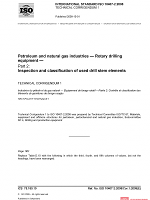 ISO 10407-2:2008/Cor 1:2009 PDF