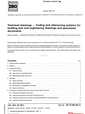 ISO/TR 7084:1981 PDF