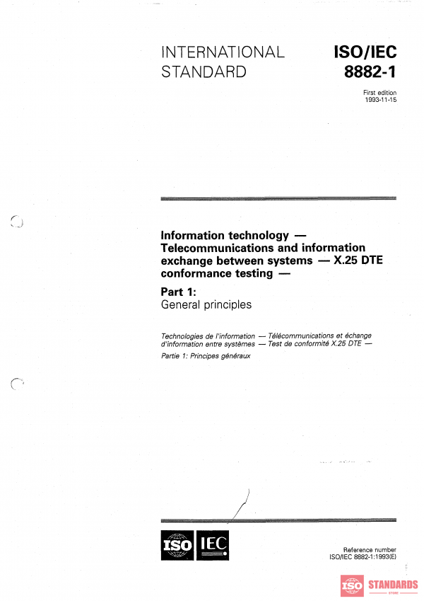 ISO/IEC 8882-1:1993 PDF