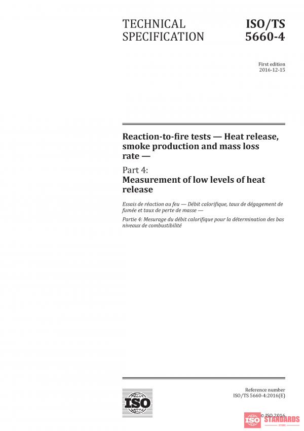 ISO/TS 5660-4:2016 PDF