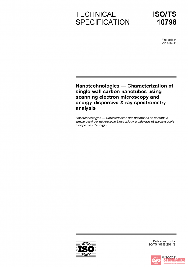 ISO/TS 10798:2011 PDF