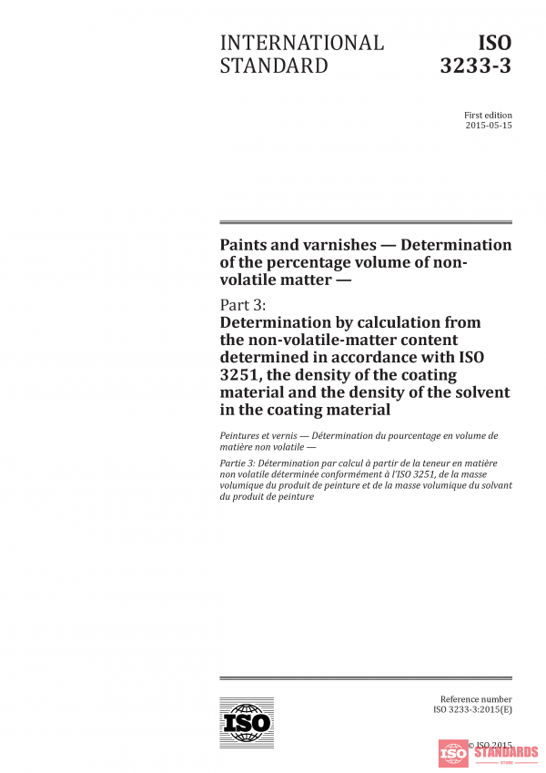 ISO 3233-3:2015 PDF