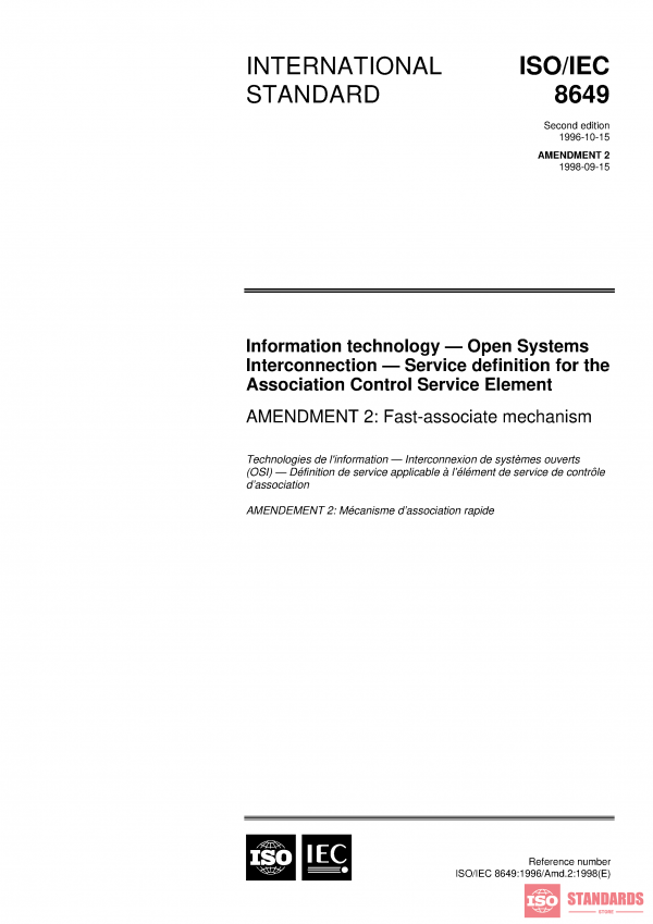ISO/IEC 8649:1996/Amd 2:1998 PDF