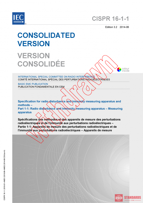 CISPR 16-1-1:2010+AMD1:2010+AMD2:2014 CSV PDF