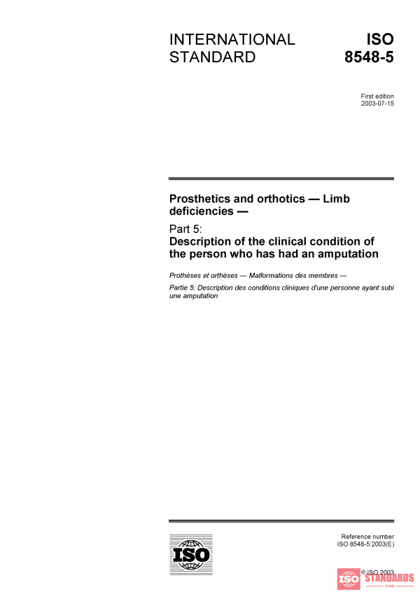 ISO 8548-5:2003 PDF