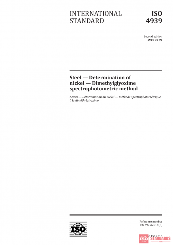 ISO 4939:2016 PDF