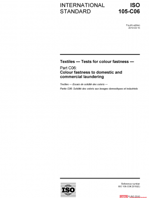ISO 105-C06:2010 PDF