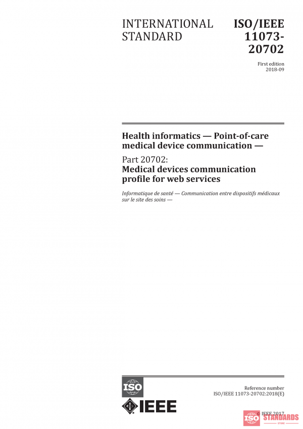 ISO/IEEE 11073-20702:2018 PDF