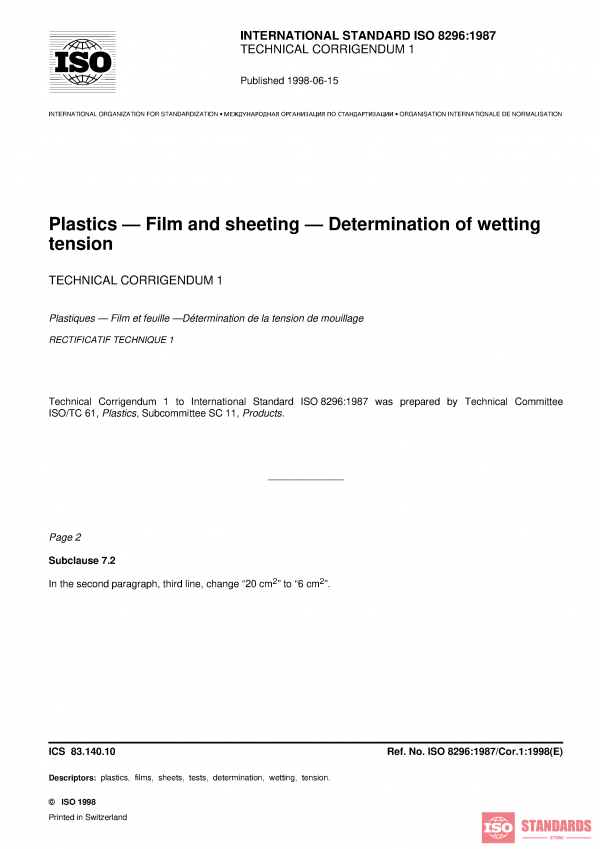 ISO 8296:1987/Cor 1:1998 PDF
