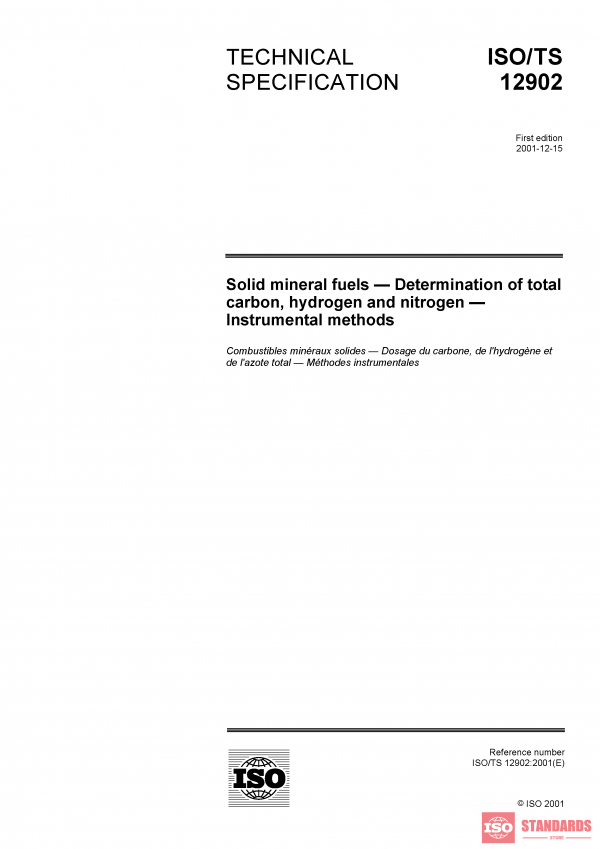 ISO/TS 12902:2001 PDF