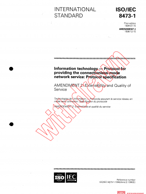 ISO/IEC 8473-1:1994/AMD2:1996 PDF