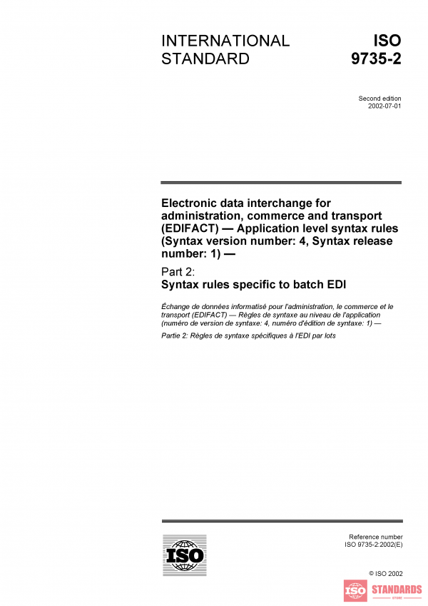 ISO 9735-2:2002 PDF