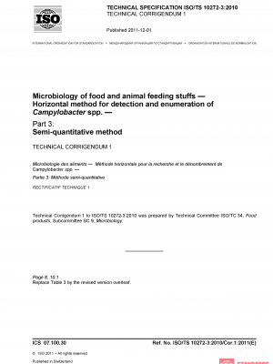ISO/TS 10272-3:2010/Cor 1:2011 PDF