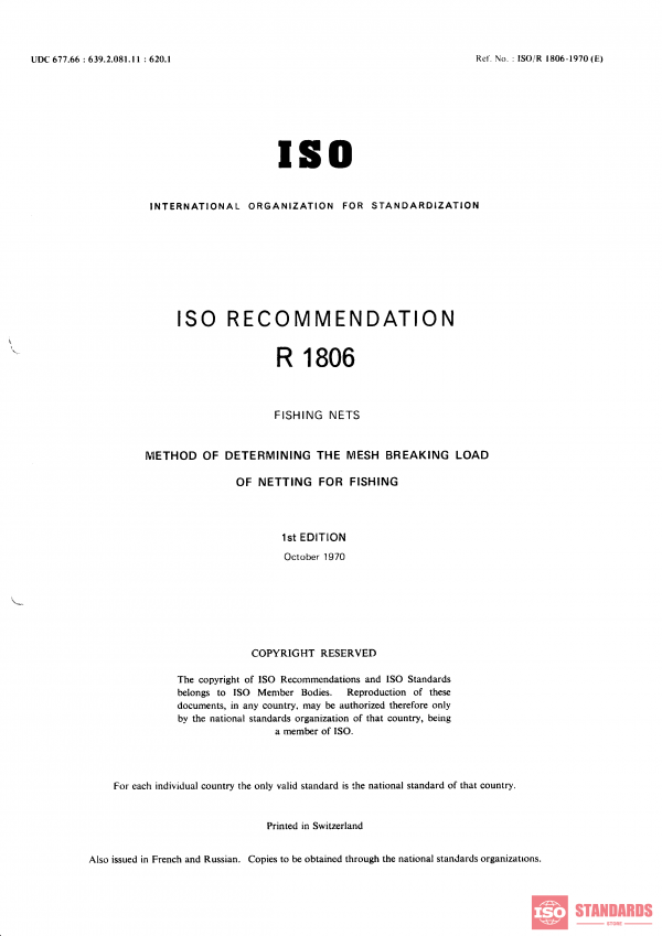 ISO/R 1806:1970 PDF