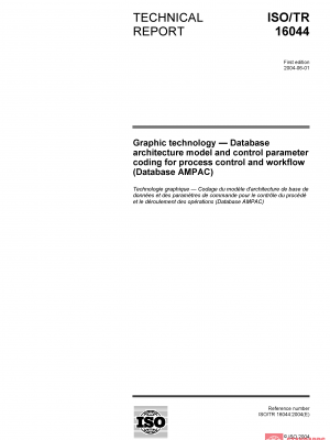 ISO/TR 16044:2004 PDF