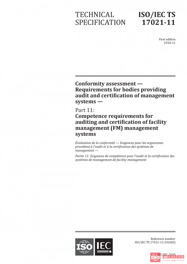 ISO/IEC TS 17021-11:2018 PDF