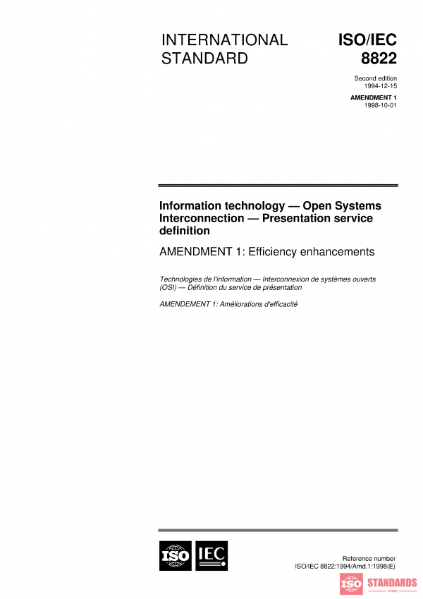 ISO/IEC 8822:1994/Amd 1:1998 PDF