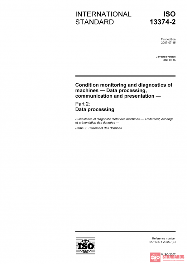 ISO 13374 2:2007 PDF
