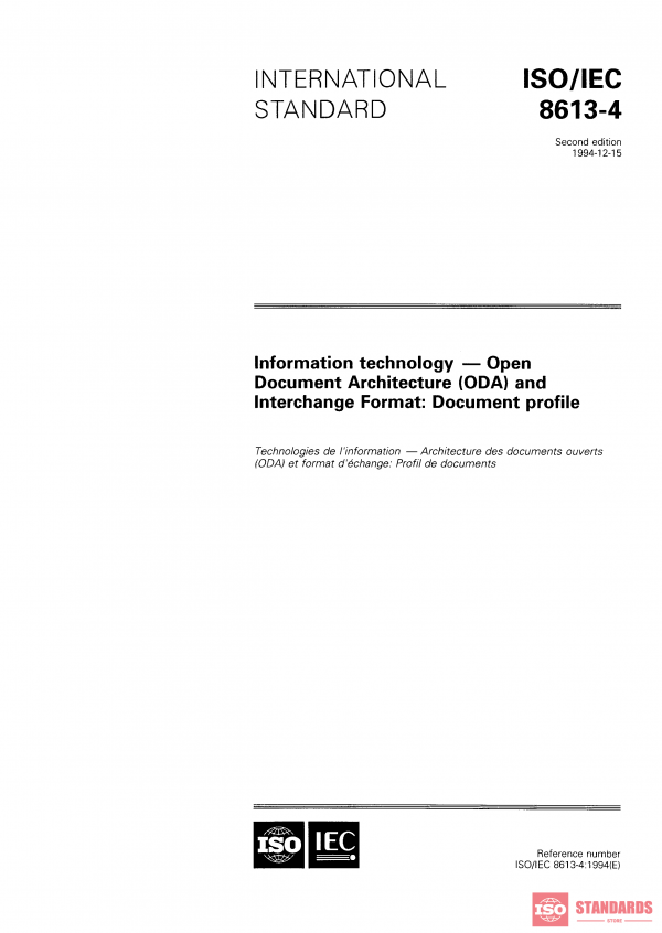 ISO/IEC 8613-4:1994 PDF