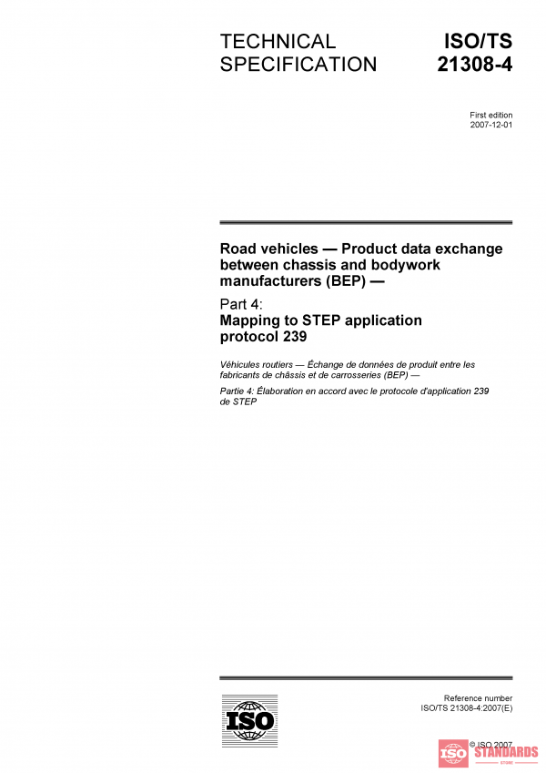 ISO/TS 21308-4:2007 PDF
