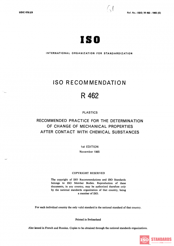 ISO/R 462:1965 PDF