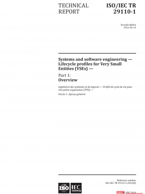 ISO/IEC TR 29110-1:2016 PDF